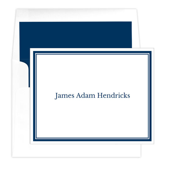 Simple Frame Folded Note Cards